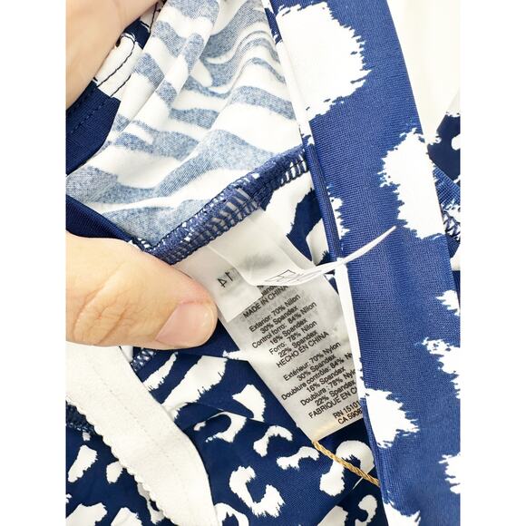 Beyond Control Animal Haven Printed Mesh Cut-Outs One-Piece Swimsuit 14 NEW - Picture 3 of 8